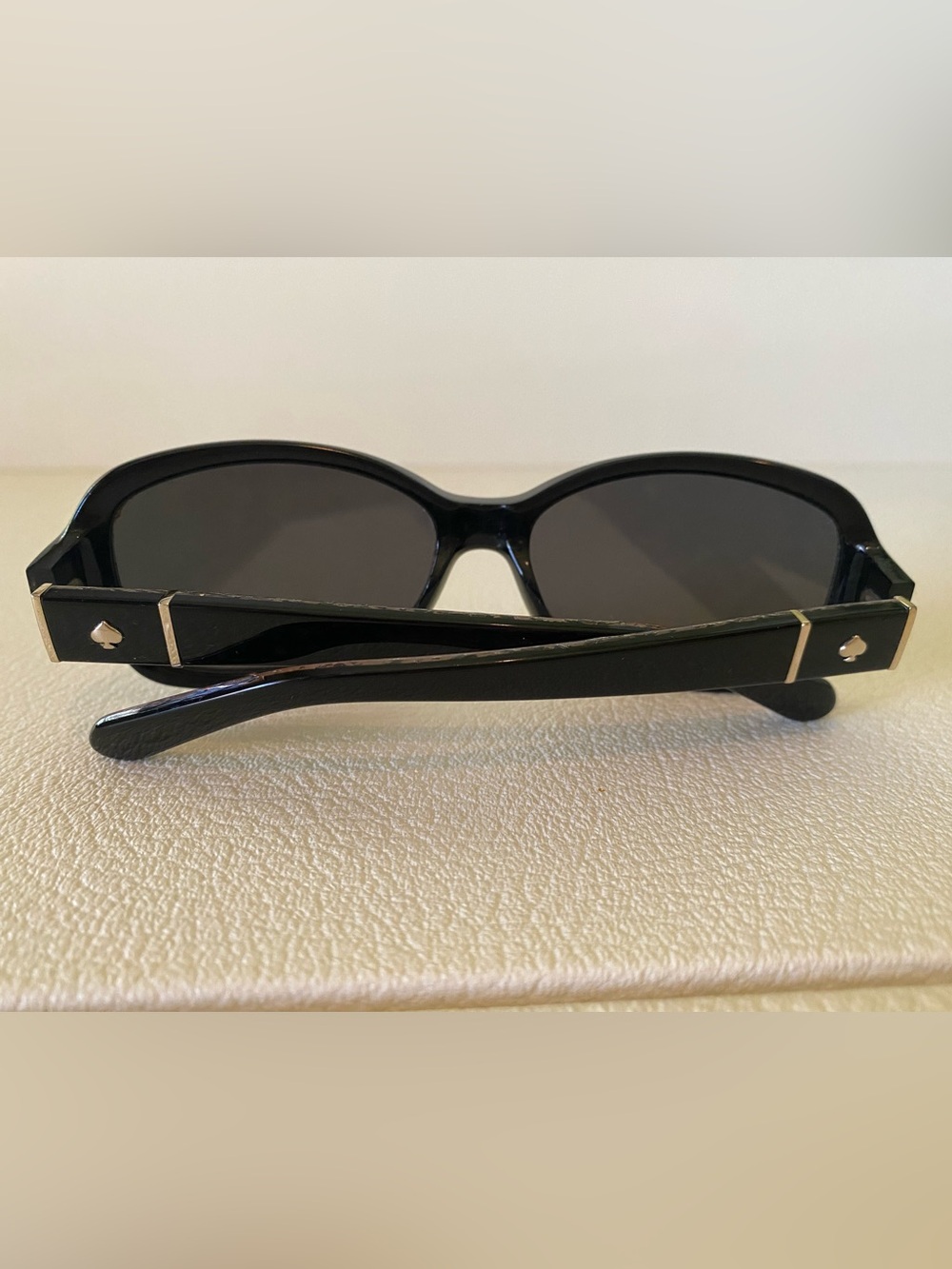 kate spade Black Cheyenne Rectangle Polaralized Sunglasses - Picture 11 of 13